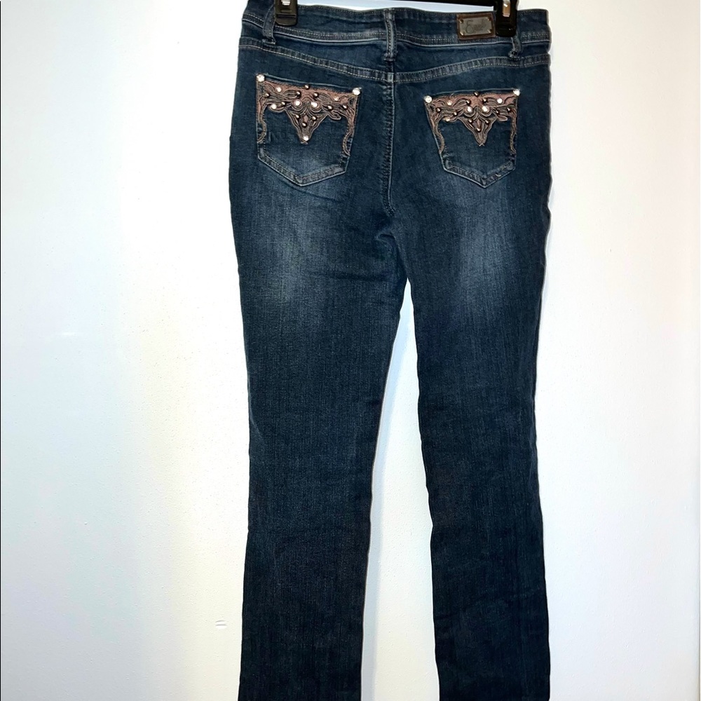 Earl Jeans Embellished Stone Studded